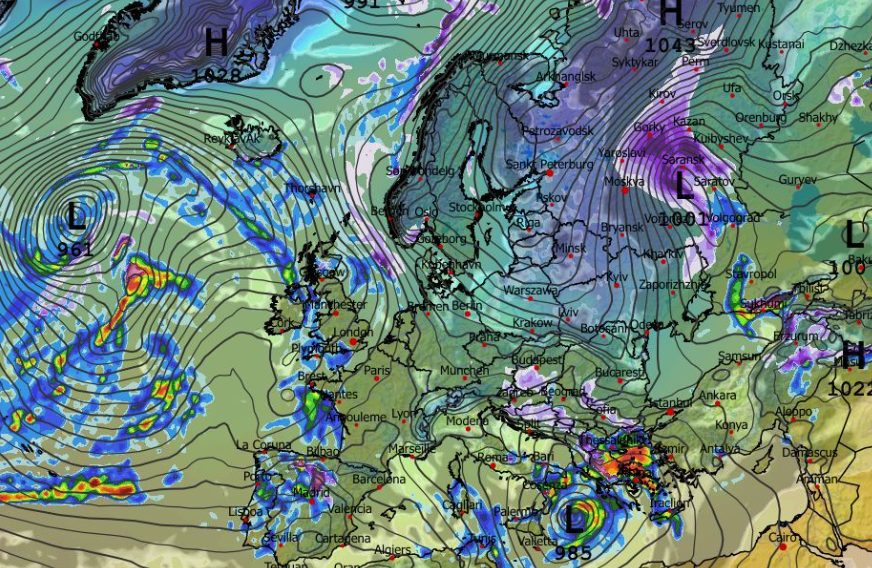 Καιρός 30-1: Ισχυρή η κακοκαιρία Κυριακής – Δευτέρας και θέλει προσοχή (vid)
