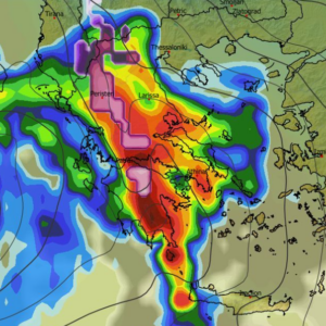 Καιρός 30-1: Νέα δεδομένα GFS – Καρέ καρέ η πορεία της ισχυρής κακοκαιρίας (vid)