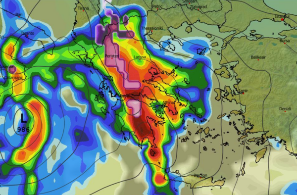 Καιρός 30-1: Νέα δεδομένα GFS – Καρέ καρέ η πορεία της ισχυρής κακοκαιρίας (vid)