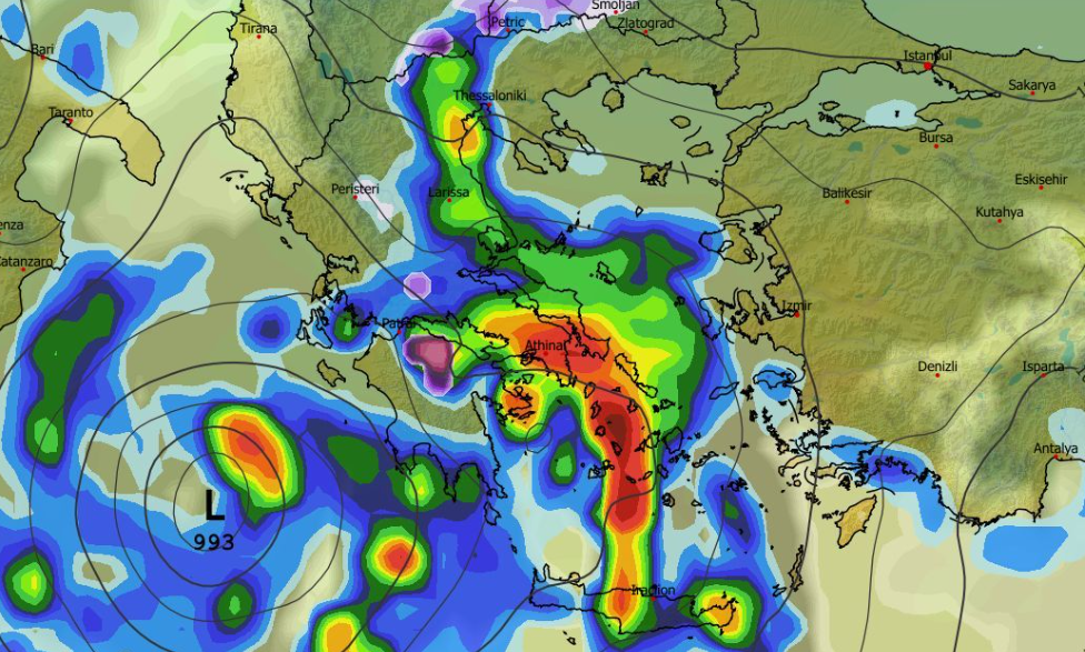 Καιρός 27-1: Διαδοχικές κακοκαιρίες Πέμπτη – Κυριακή! Νέα δεδομένα GFS (vid)