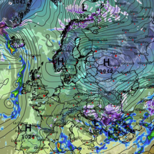 Καιρός 13-1: Διαδοχικές κακοκαιρίες και με χιόνια από το GFS (vid)