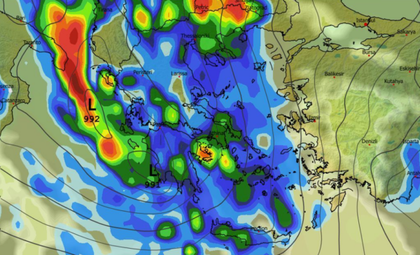 Καιρός 22-1: Διαδοχικές κακοκαιρίες έως τέλος Γενάρη – Νέα δεδομένα GFS
