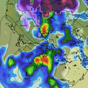 Καιρός 28-1: Επιμένει για χιονοεκπλήξεις το GFS – Νέα δεδομένα