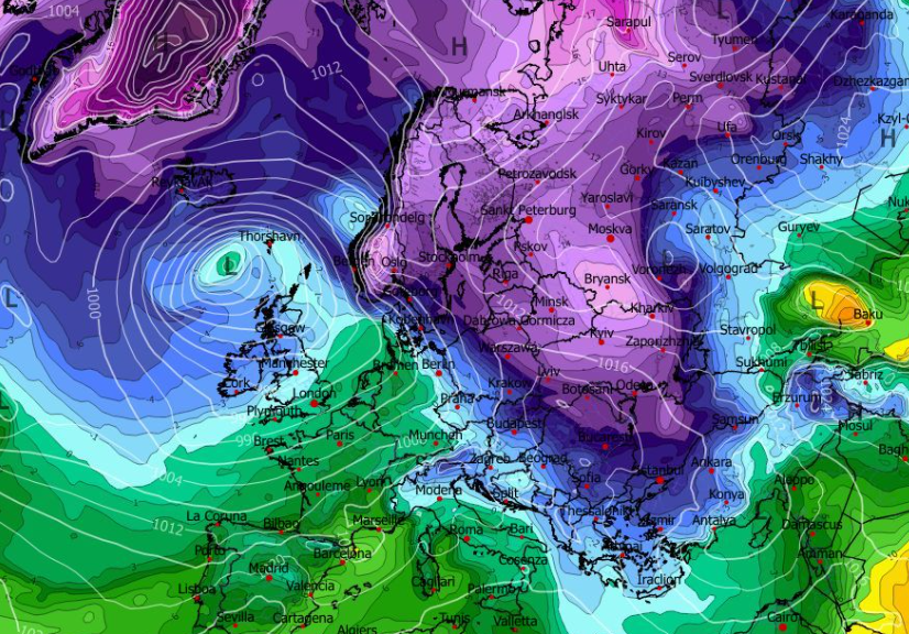 Καιρός 5-1: Ψυχρές μάζες από Πέμπτη – Πρωινά δεδομένα GFS (vid)