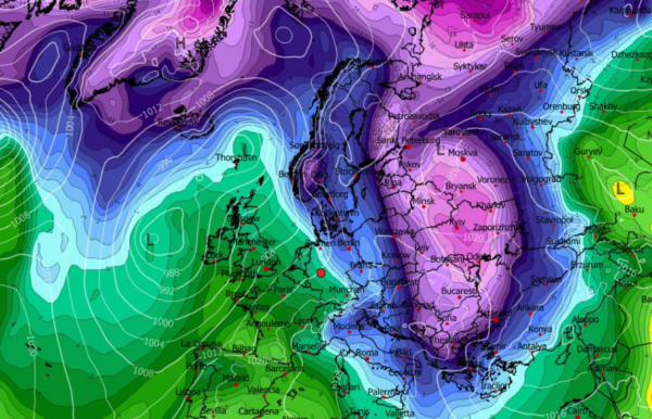 Καιρός 8-1: Ενισχύει την ψυχρή εισβολή το ευρωπαϊκό – Καρέ καρέ η εξέλιξη (vid)