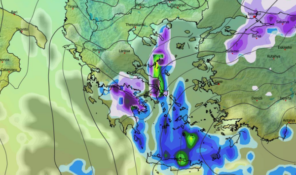 Καιρός 8-1: Ανατροπή και χιονοεκπλήξεις από GFS (vid)