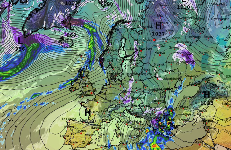 Καιρός GFS: Πότε βλέπει κακοκαιρίες το αμερικανικό μοντέλο (vid)