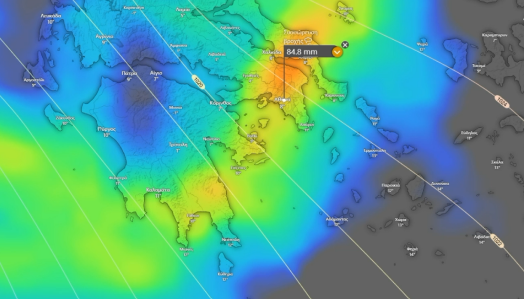Καιρός 21-1: Ανάλυση Κολυδά ανά εξάωρο για την εξέλιξη της κακοκαιρίας