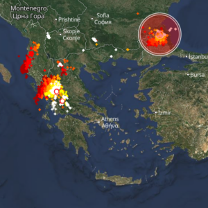 Καιρός 7-1: Ισχυρές καταιγίδες τώρα – Πού εκδηλώνονται, Live