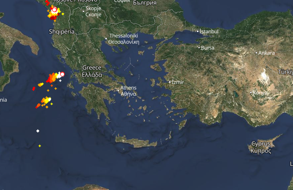 Καιρός 2-1: Καταιγίδες Live – Πού εκδηλώνονται τώρα
