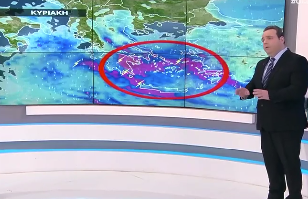 Καιρός 30-1: Προειδοποίηση Μαρουσάκη για επικίνδυνη κακοκαιρία, ικανή για προβλήματα (vid)