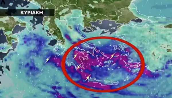 Καιρός 28-1: Προειδοποίηση Μαρουσάκη – Επικίνδυνη η κακοκαιρία της Κυριακής (vid)