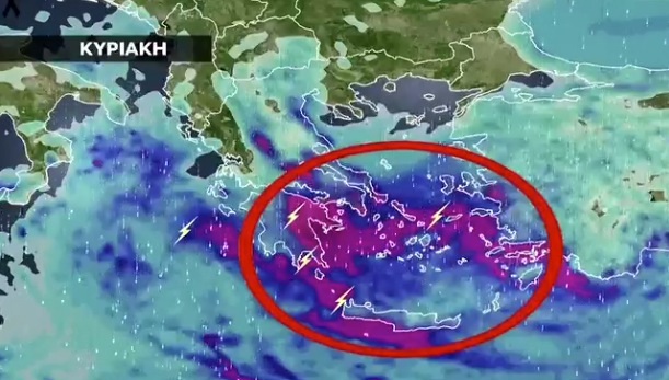 Καιρός 28-1: Προειδοποίηση Μαρουσάκη – Επικίνδυνη η κακοκαιρία της Κυριακής (vid)