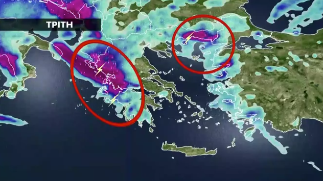 Καιρός 7-1: Καταιγίδες και σήμερα, νέα επιδείνωση από Σάββατο – Προειδοποίηση Μαρουσάκη