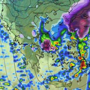 Καιρός 5-1: Καρέ – καρέ η νέα κακοκαιρία – Πού βγάζει χιόνια το ECMWF (vid)