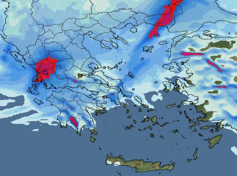 Καιρός 29-1: Ενημέρωση Παπακωστόπουλου για την πορεία των καταιγίδων σήμερα