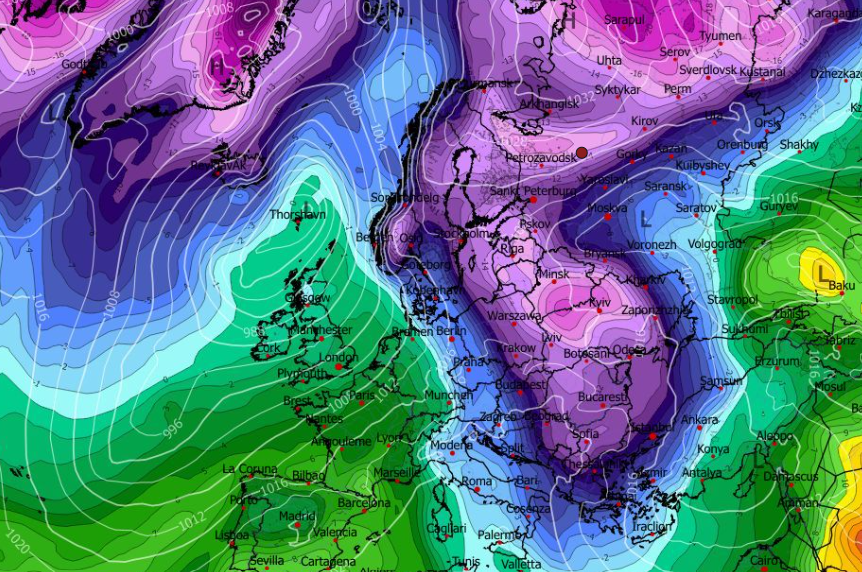 Καιρός 10-1: Καρέ – καρέ η ψυχρή εισβολή – Νέα δεδομένα ECMWF (vid)