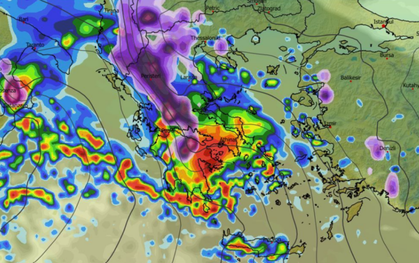 Καιρός 20-1: Ισχυρά φαινόμενα προ των πυλών – Νέα δεδομένα ECMWF (vid)