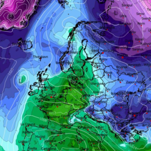 Καιρός 13-1: Κάθοδος ψυχρών αερίων μαζών και από το GFS (vid)