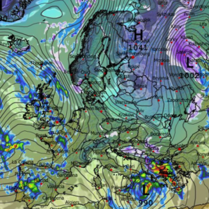 Καιρός 28-1: Νέα δεδομένα GFS – Ενισχύει την κακοκαιρία της Κυριακής (vid)