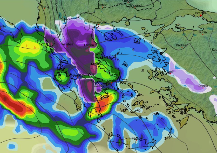 Καιρός 17-1: Πού θα χιονίσει; Νέα δεδομένα από το GFS (vid)