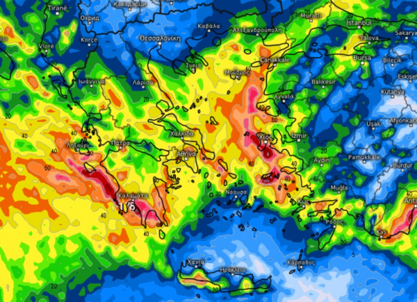 Καιρός 19-1: Προειδοποίηση Τσατραφύλλια για επικίνδυνο βαρομετρικό χαμηλό