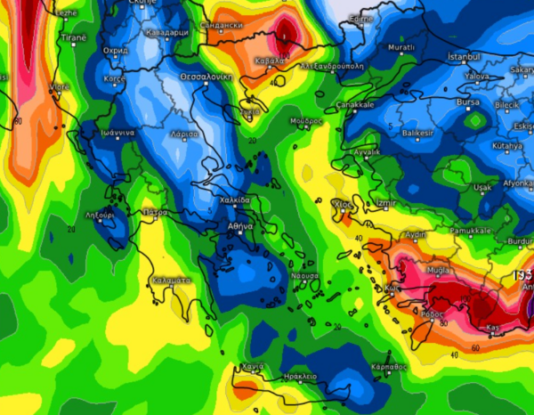 Καιρός 23-1: Προειδοποίηση Τσατραφύλλια για λασποβροχές, χιόνια και 20άρια…