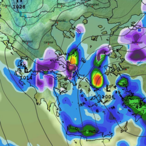 Καιρός 9-1: Σταθερό για χιόνι και στην Αττική το GFS (vid)