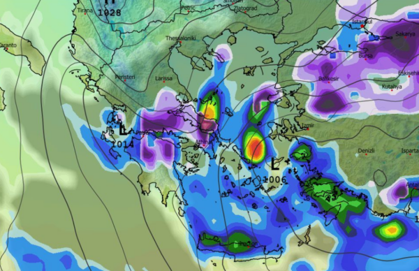 Καιρός 9-1: Σταθερό για χιόνι και στην Αττική το GFS (vid)