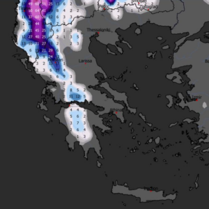 Καιρός 7-1: Επικαιροποιημένος χάρτης χιονοκάλυψης από το ευρωπαϊκό (vid)