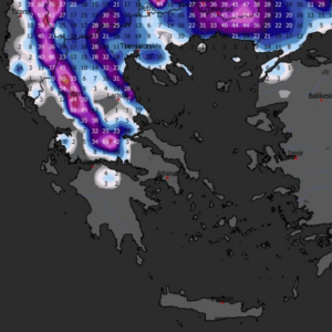 Καιρός 18-1: Τάση δυνατής χιονοκαιρίας, τέλος Γενάρη, από το ECMWF (vid)