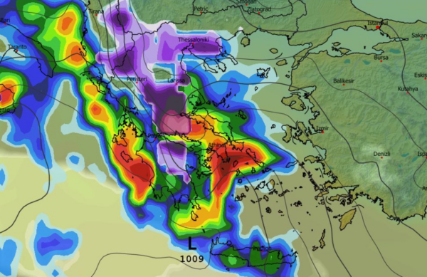 Καιρός 15-1: GFS σε… κέφια, διαδοχικές κακοκαιρίες και χιόνια πολλά (vid)