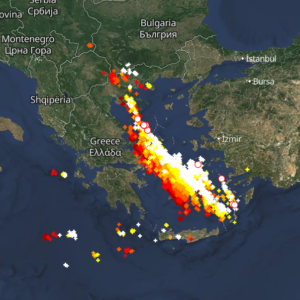 Καιρός 26-1: Ισχυρή λαίλαπα καταιγίδων σε εξέλιξη – Live