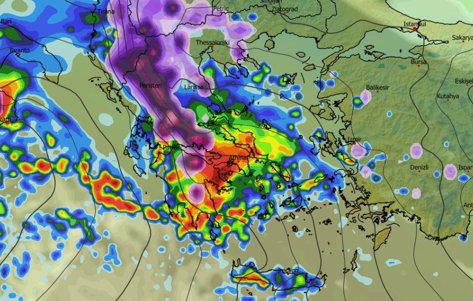 Καιρός: Ανανέωσε το ECMWF – Η πορεία της ισχυρής κακοκαιρίας – Πού θα χιονίσει;