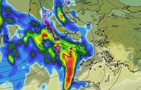 Καιρός: Πέμπτη και Κυριακή οι επόμενες κακοκαιρίες – Νέα δεδομένα GFS (vid)