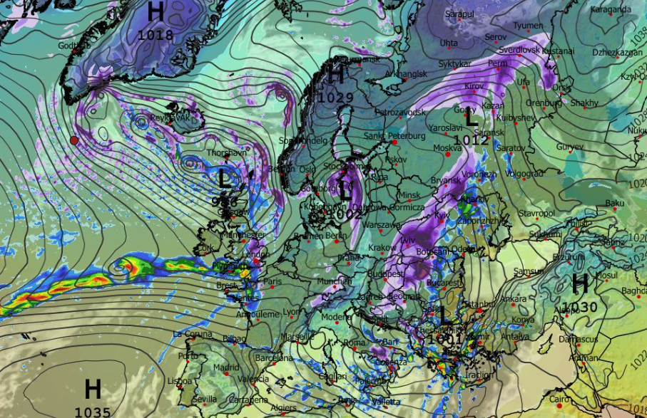 Καιρός 4-1: Διαδοχικές κακοκαιρίες με έμφαση στα δυτικά, χιόνια στα ορεινά (vid)