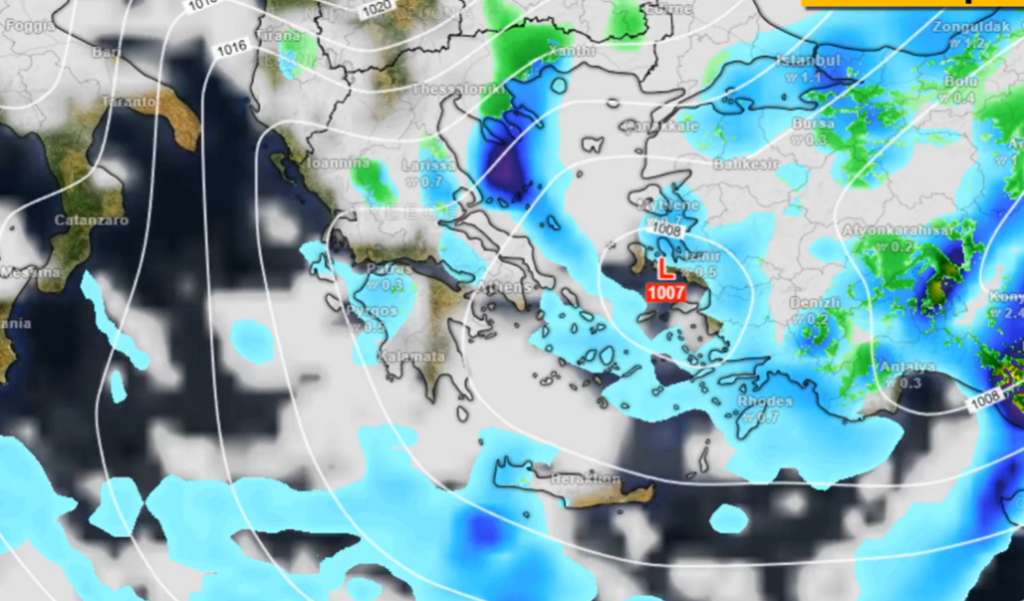 Καιρός 11-1: Βίντεο – ενημέρωση Κολυδά για ψυχρή εισβολή και χιονοπτώσεις