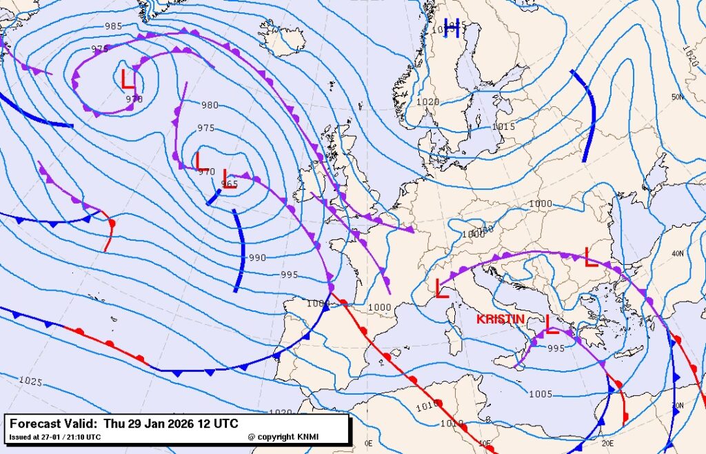 Καιρός 28-1: Τσατραφύλλιας για την κακοκαιρία Kristin