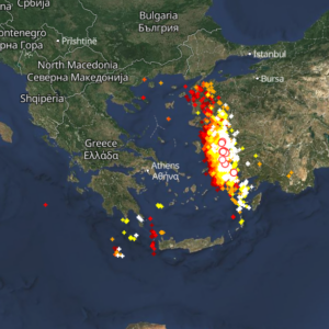 Καιρός 22-1: Λαίλαπα καταιγίδων τώρα – Πού εκδηλώνονται Live…