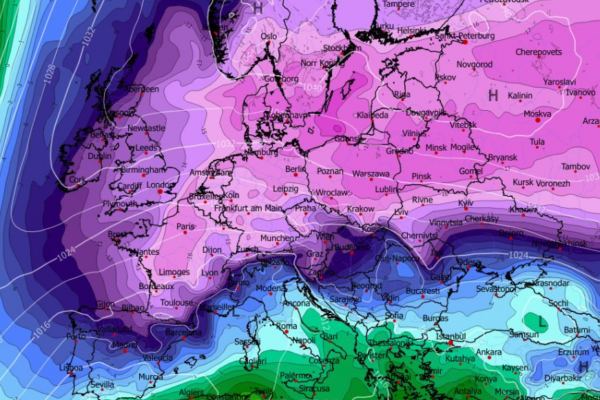 Καιρός 13-1: Πολικό ψύχος – μαμούθ κατεβάζει στην Ευρώπη το GFS
