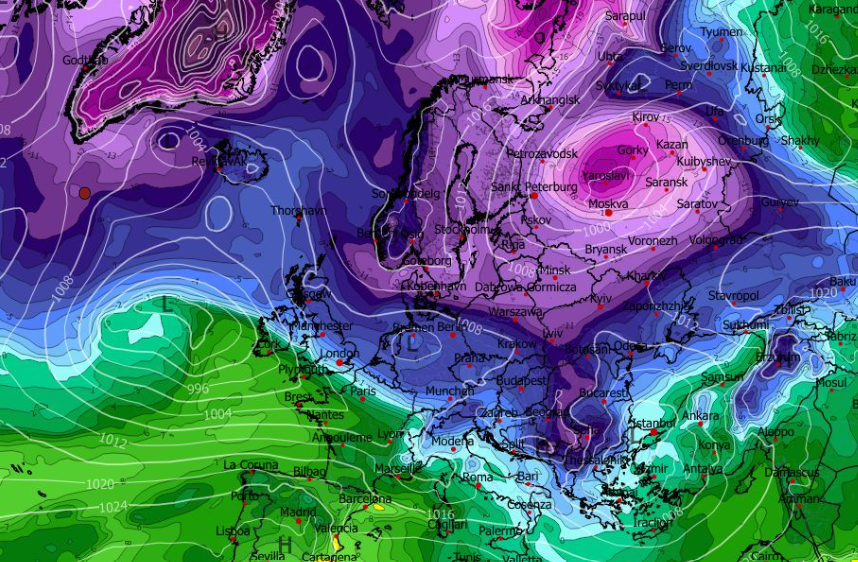 Καιρός 3-1: Ψήνει ξανά σενάρια ψυχρής εισβολής το GFS (vid)