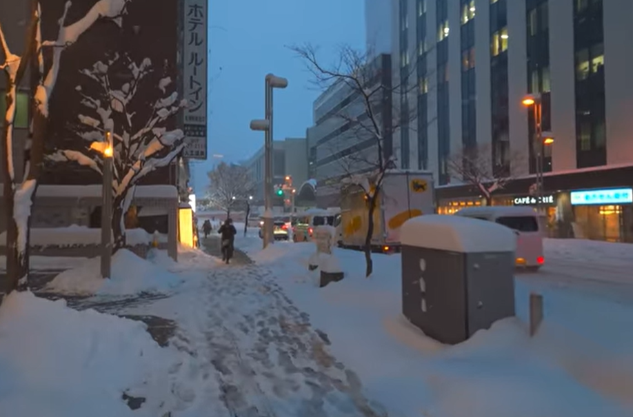 Κατακλυσμός χιονιού σε Σαπόρο και Χοκάιντο (vid)