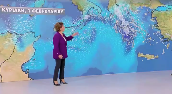 Καιρός 30-1: Χριστίνα Σούζη για ισχυρό βαρομετρικό χαμηλό – Πού θα χιονίσει (vid)