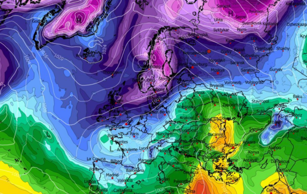 Καιρός 24-1: Εκτός ψυχρής κατεβασιάς η Ελλάδα – Νέα δεδομένα GFS (vid)