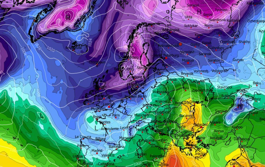 Καιρός 24-1: Εκτός ψυχρής κατεβασιάς η Ελλάδα – Νέα δεδομένα GFS (vid)