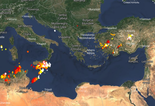 Κακοκαιρία Live: Σχηματίστηκε το χαμηλό και πλησιάζει…