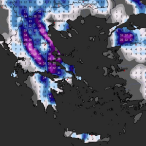 Καιρός 15-11: Σενάριο εκτεταμένης χιονοκάλυψης από το GFS
