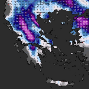 Καιρός 17-1: Πανελλαδικό χιονιά τάζει το GFS, τέλος Γενάρη (vid)