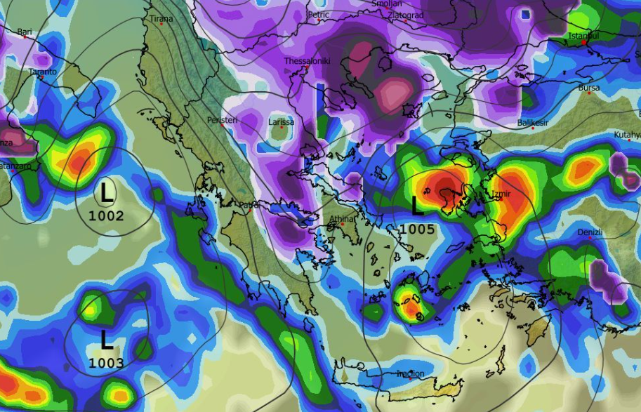 Καιρός 19-1: Νέα δεδομένα GFS για τις χιονοπτώσεις – Τι δείχνει η τάση (vid)