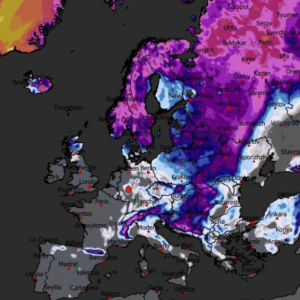 Καιρός 4-1: Νέα δεδομένα GFS – Ο ευρωπαϊκός χάρτης χιονοκάλυψης (vid)